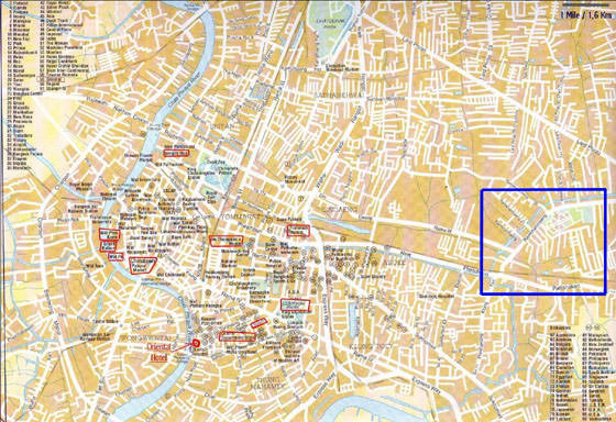 Large map of Bangkok 5