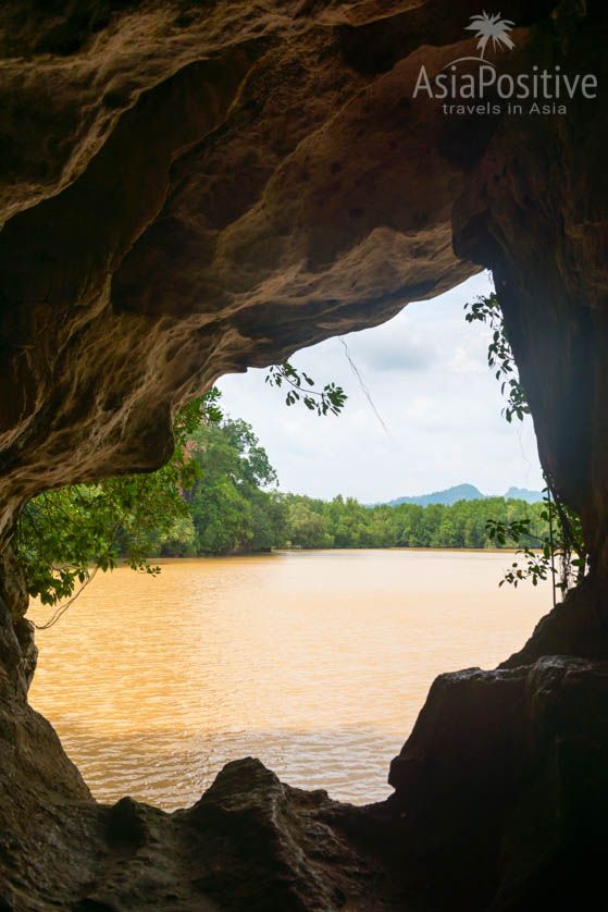 Окошко на мангры и реку (вторая пещера) 