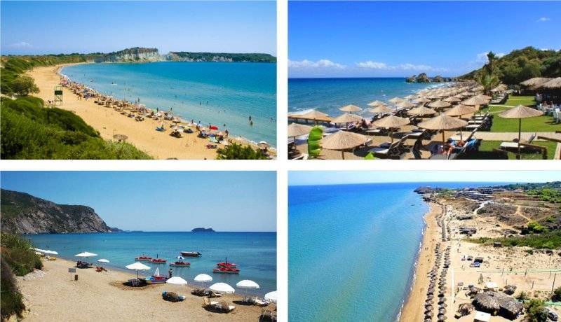 Самые популярные пляжи Закинфа, ионическое море Греции