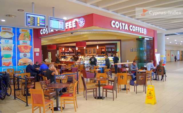 Кофейня в Аэропорту Пафос, Кипр