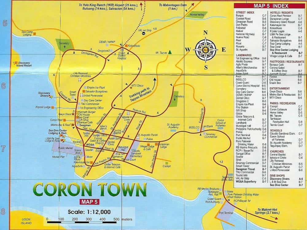 coron map