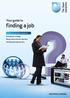 Your guide to finding a job