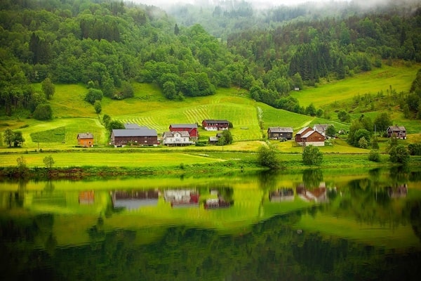 Пейзаж в Норвегии