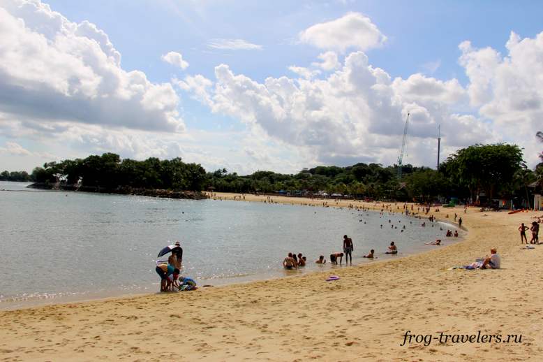 Пляжи Сентозы: Palawan Beach 