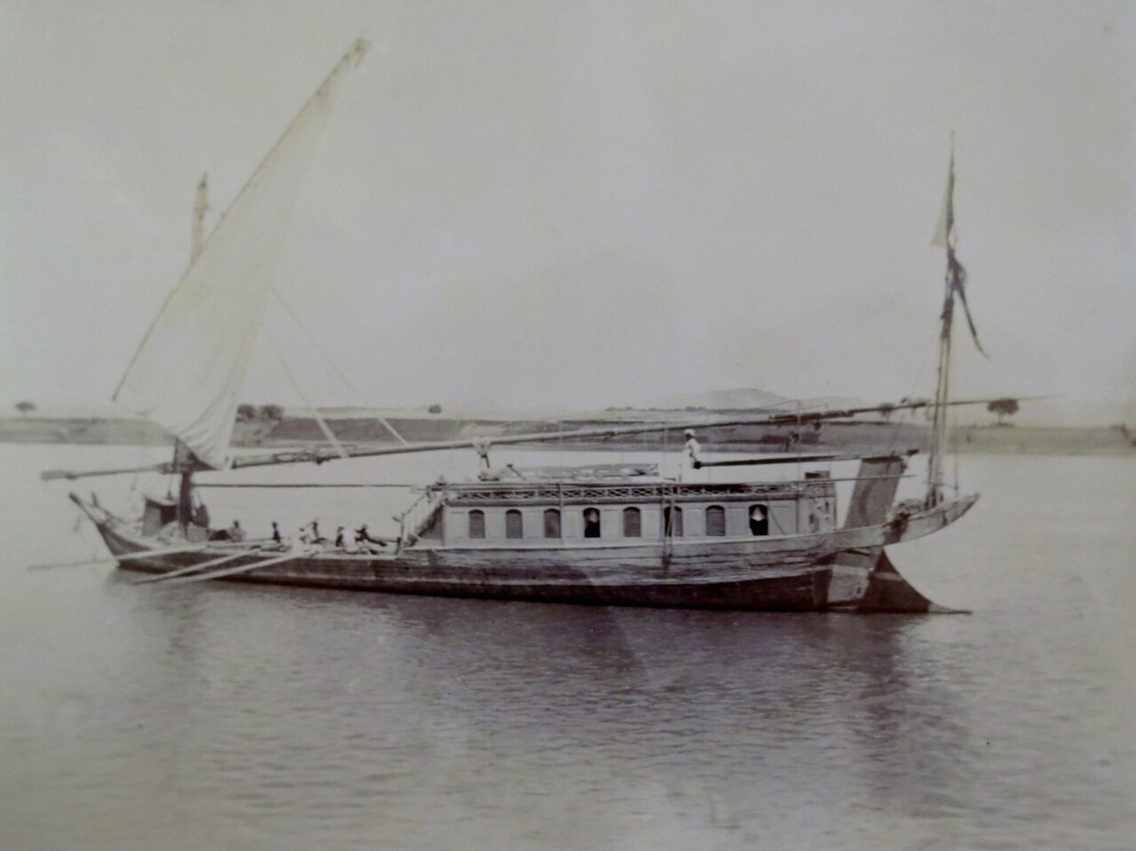 Египет. Дахабея (нильская лодка) на Ниле