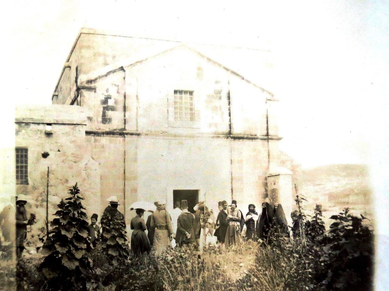 Палестина. Церковь в Назарете, построенной на месте мастерской Иосифа