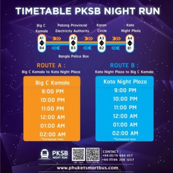 Phuket Smart Bus night route