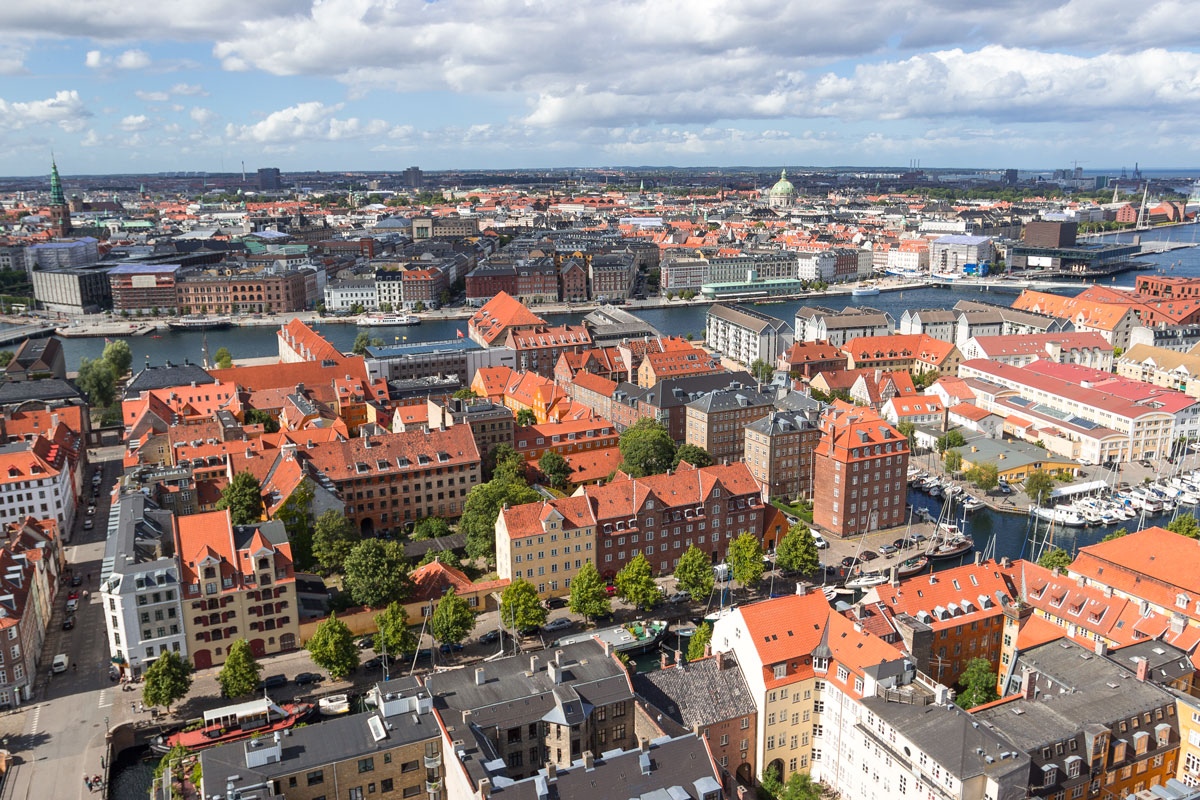 Вид на город Копенгаген