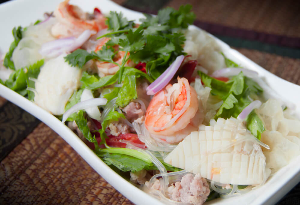 yam-vun-sen-tajskij-salat что попробовать в таиланде