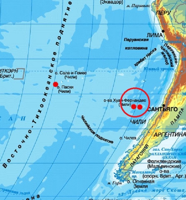 Чили остров пасхи карта