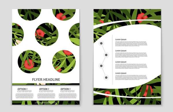 Abstract vector layout background set. For art template design, list, front page, mockup brochure theme style, banner, idea, cover, booklet, print, flyer, book, blank, card, ad, sign, sheet,, a4. Royalty Free Stock Illustrations