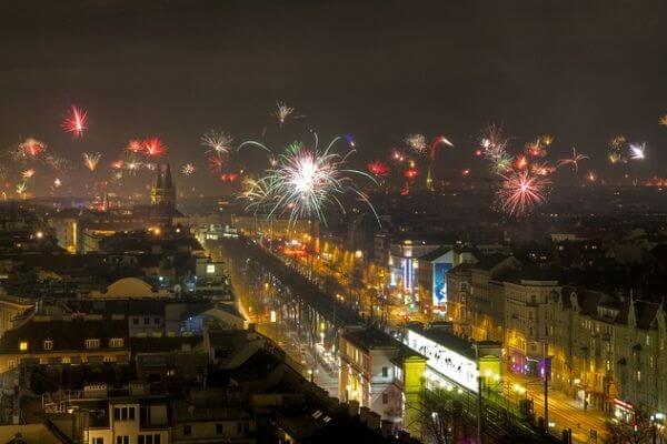 Vienna New Years Eve Fireworks
