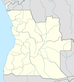 Pangana på en karta över Angola