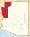 Государственная карта подсветка Mohave County