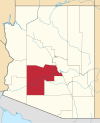 Государственная карта подсветка Maricopa County