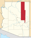 Государственная карта подсветка навахо County