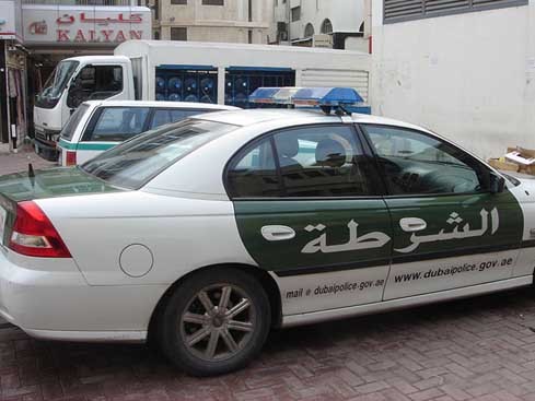Полицейская машина в ОАЭ