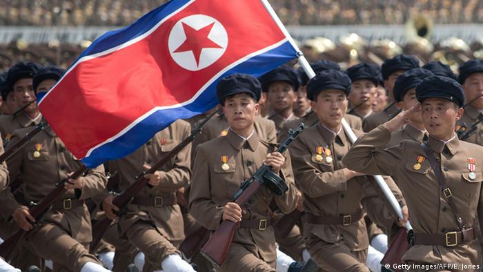 Nordkorea Militärparade (Getty Images/AFP/E. Jones)