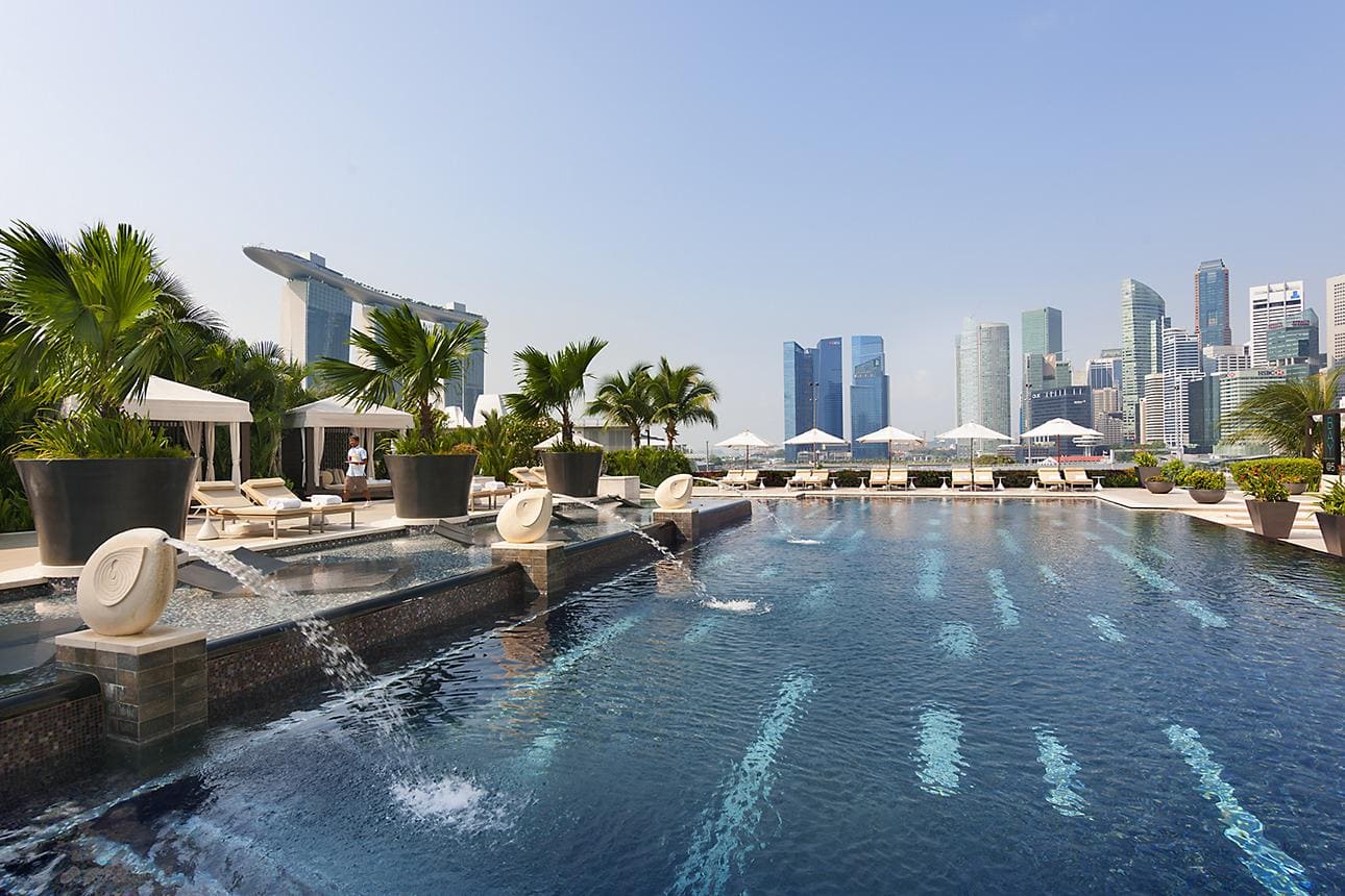 Mandarin Oriental swimming pool