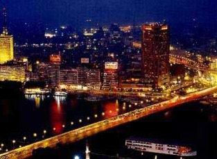 Another view of Cairo at night