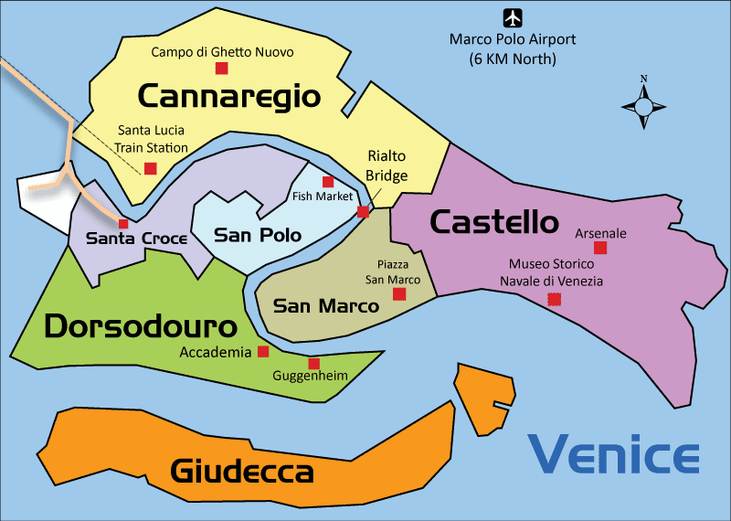 city map of venice