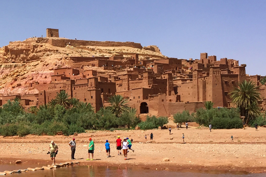 Earlier this year Wendy and her family traveled through the #2 country on our list: Morocco. Here they are at the Ksar of Ait-Ben-Haddou.