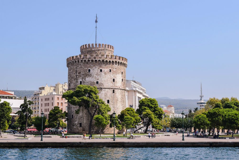 white tower of Thessaloniki, Greece