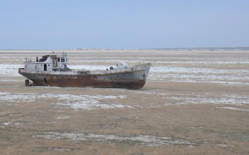 высохшее Аральское море
